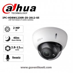 Dahua IPC-HDBW1230R-ZS-2812-S5 2mp Motorize ip Dome Kamera